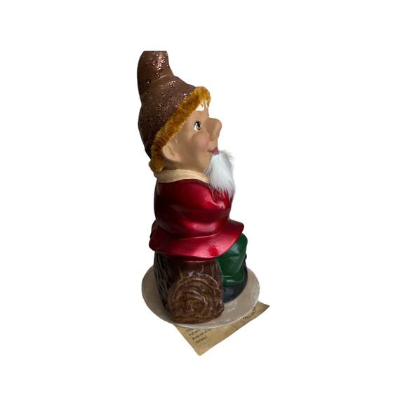 Take 1/2 off Rare Ino Schaller Limited Production Papier Mache Christmas Gnome - Picture 9 of 10